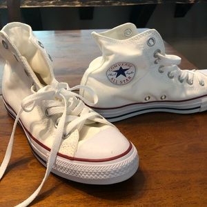 White high top chucks